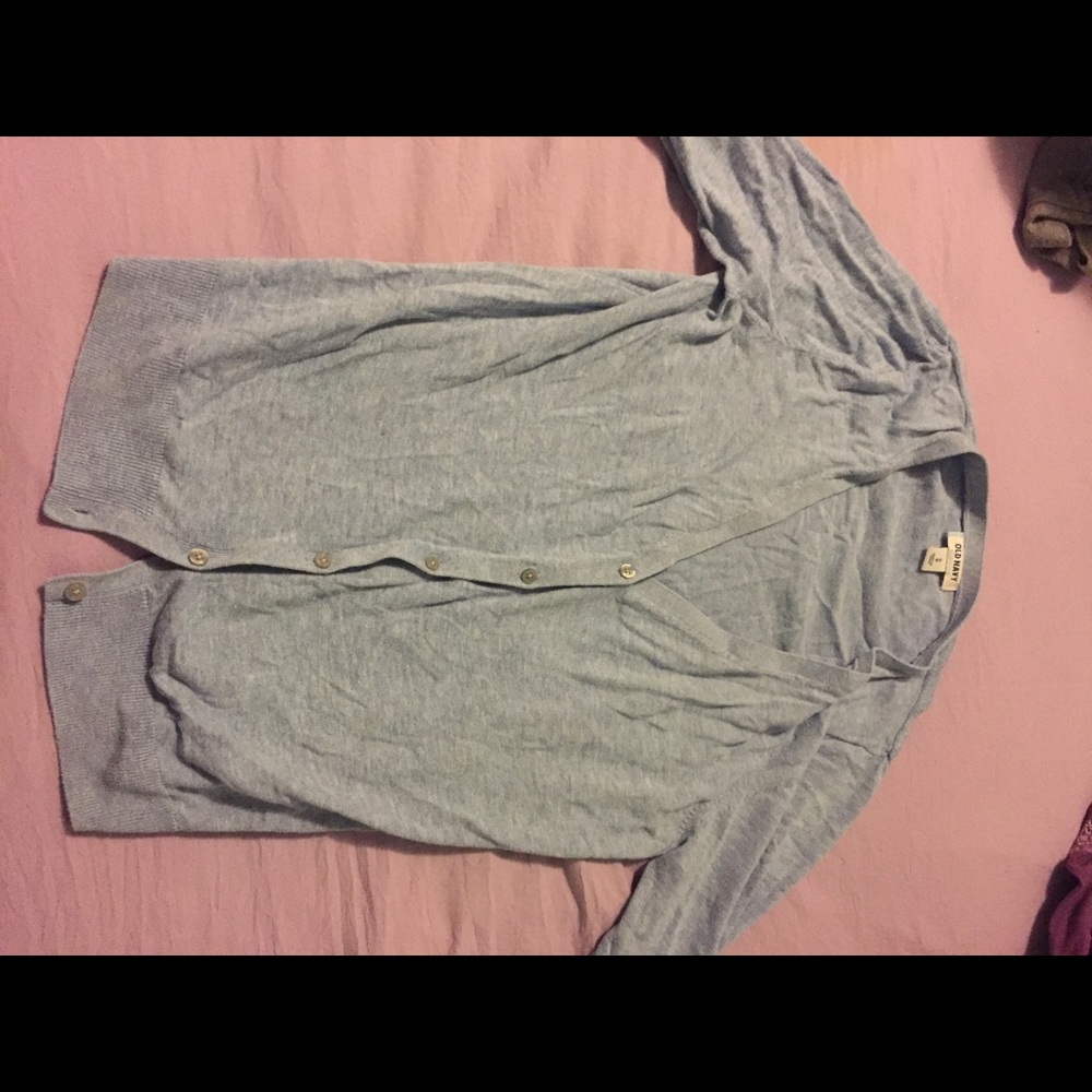 LIGHT BLUE OLD NAVY CARDIGAN